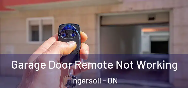  Garage Door Remote Not Working Ingersoll - ON