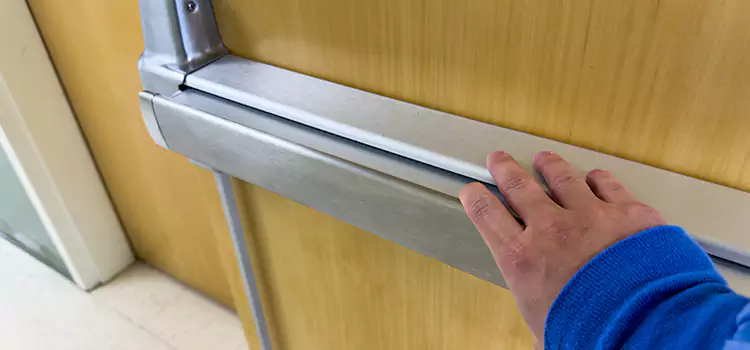 Installing a Push Bar on a Door Ingersoll
